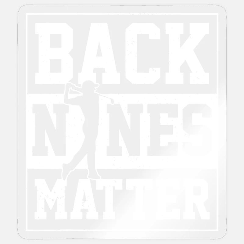 Backbones Matter - Sticker size S (10 x 10 cm) - transparent glossy