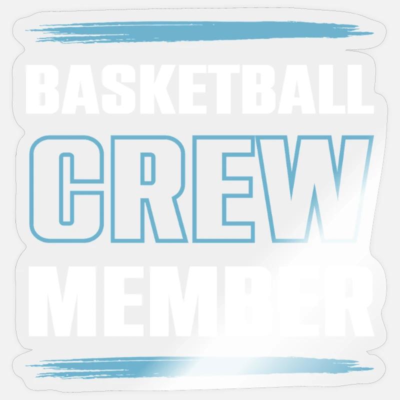Bbq Crew - Sticker size S (10 x 10 cm) - transparent glossy
