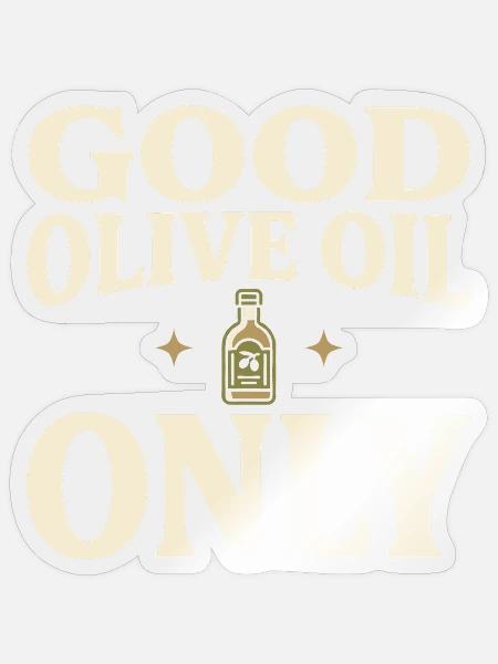 Olive Girl Martini Olive Mediterranes - Sticker Größe S (10 x 10 cm) - Transparent glänzend
