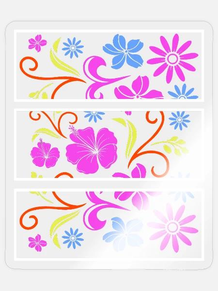 Pastell Gothic - Sticker Größe S (10 x 10 cm) - Transparent glänzend