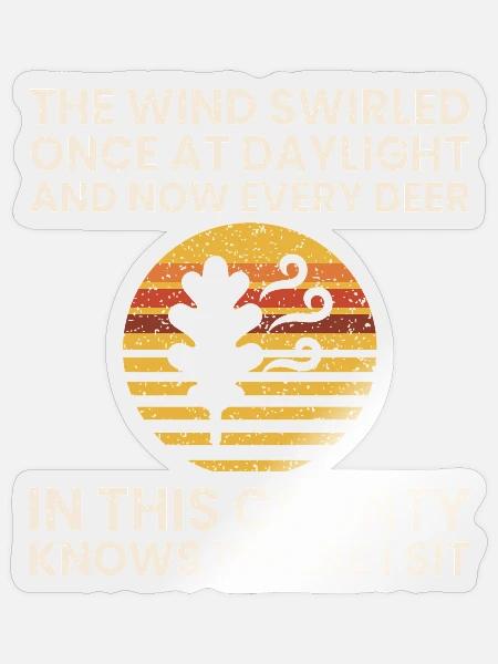 Lustiger Jagd Spruch Geschenk Jäger - Sticker Größe S (10 x 10 cm) - Transparent glänzend
