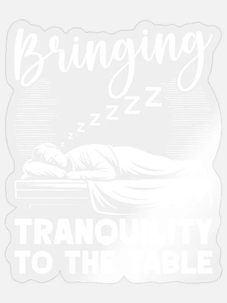 Anesthesiologist Tranquility The Table Anesthesia - Sticker Größe S (10 x 10 cm) - Transparent glänzend