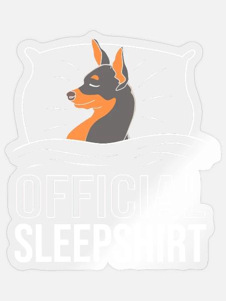 Zwergpinscher - Sticker Größe S (10 x 10 cm) - Transparent glänzend