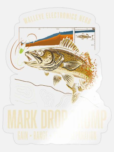 Mark Drop Thump Bass-Art - Sticker Größe S (10 x 10 cm) - Transparent glänzend