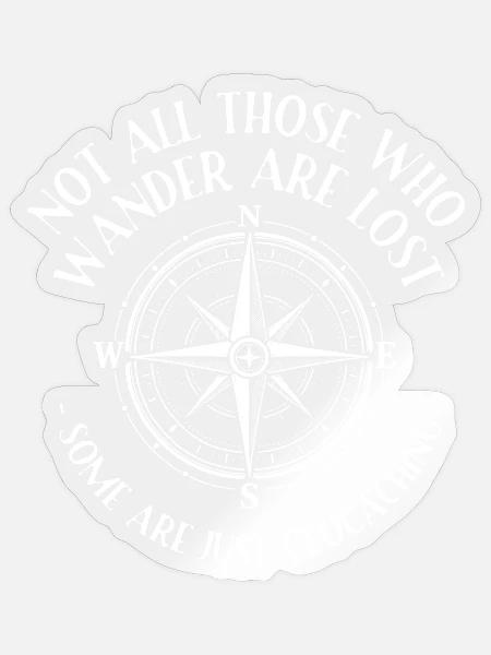 Einige sind einfach Geocaching – Geocacher-Schatzsuche - Sticker Größe S (10 x 10 cm) - Transparent glänzend