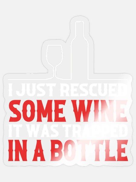 Sommelier - Sticker Größe S (10 x 10 cm) - Transparent glänzend