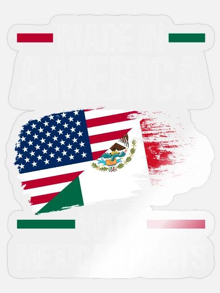 Mexican Mexico - Sticker Größe S (10 x 10 cm) - Transparent glänzend