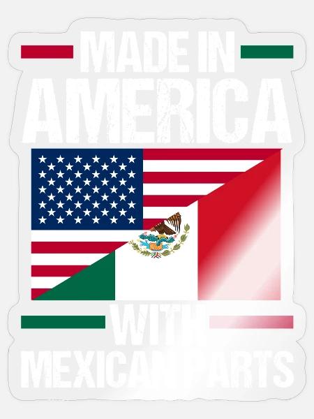 Mexican Mexico - Sticker Größe S (10 x 10 cm) - Transparent glänzend