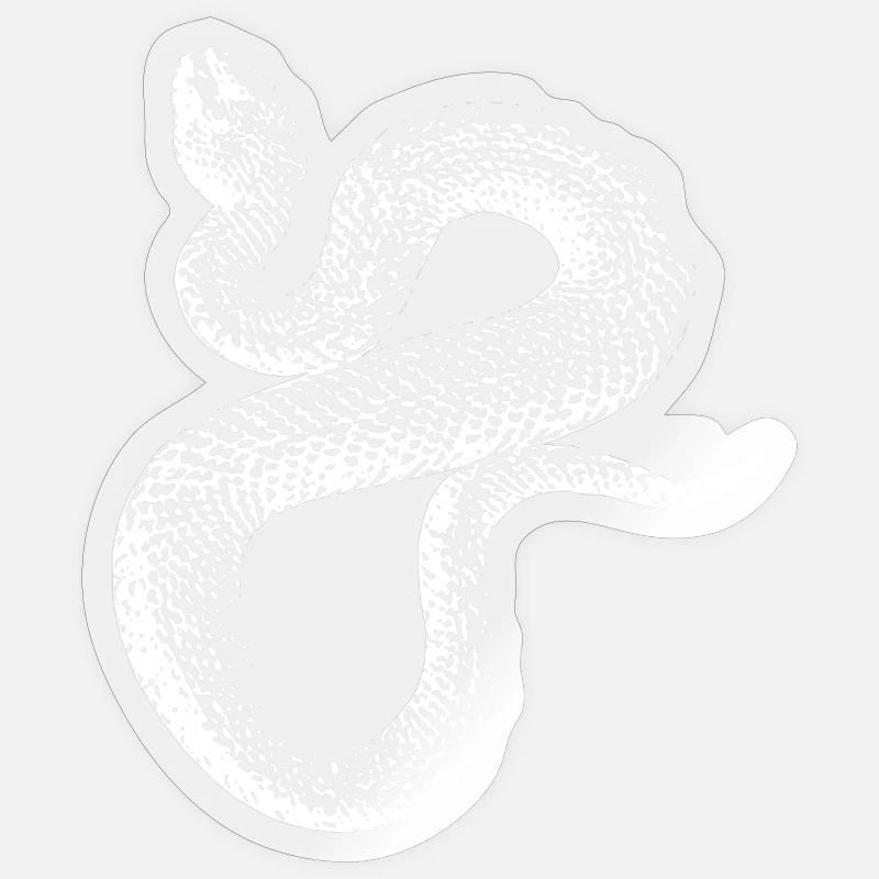 Serpent 3.1 - Sticker taille S (10 x 10 cm) - brillant transparent