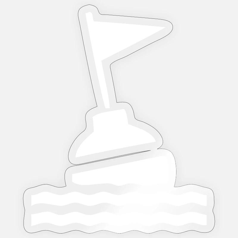 Boje - Sticker Größe S (10 x 10 cm) - Transparent glänzend