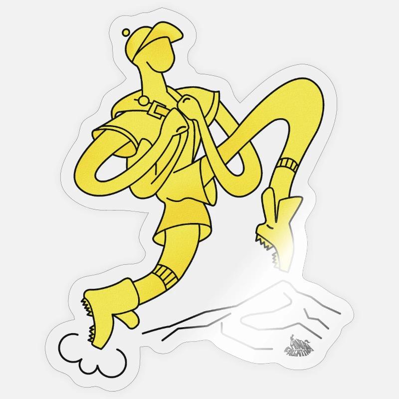 grasshopper Sticker size S (10 x 10 cm)