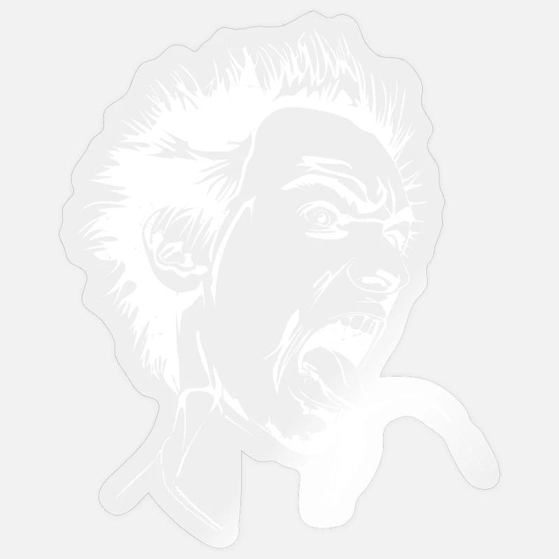 Punk - Sticker taille S (10 x 10 cm) - brillant transparent