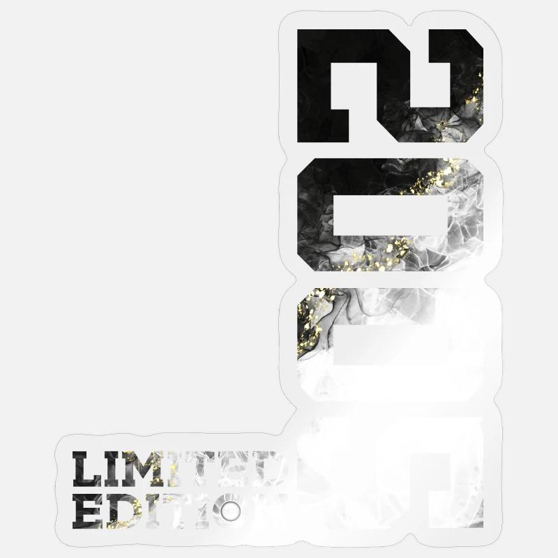 21. GEBURTSTAG LIMITED EDITION 2005 - Sticker Größe S (10 x 10 cm) - Transparent glänzend