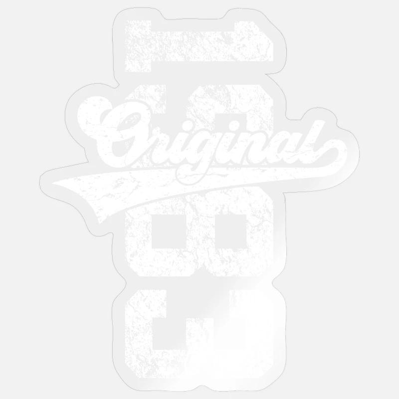 43E ANNIVERSAIRE ORIGINAL 1983 - Sticker taille S (10 x 10 cm) - brillant transparent