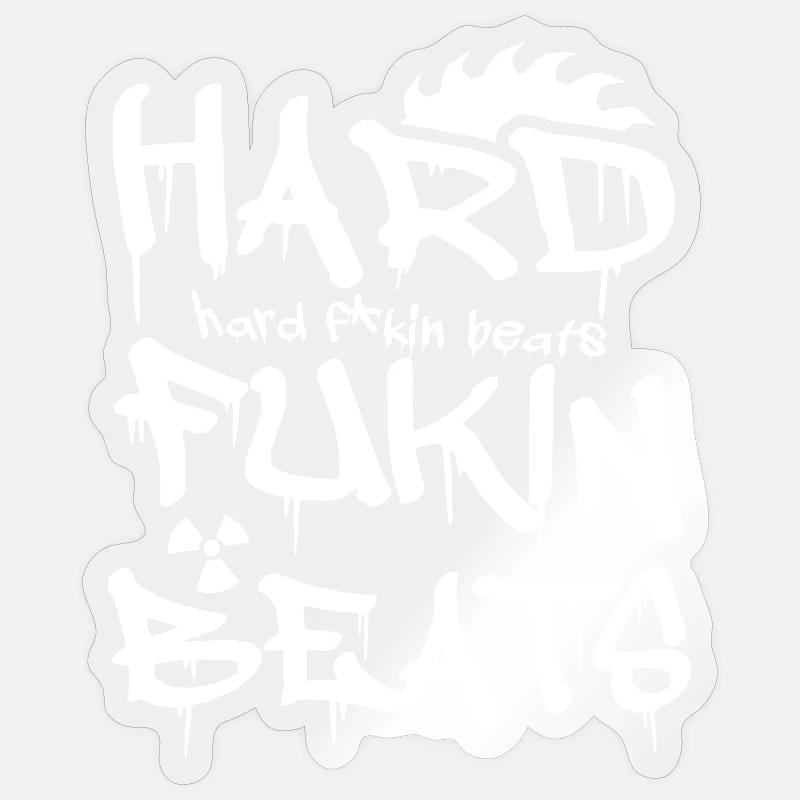 Harte Bässe Sticker Größe S (10 x 10 cm)