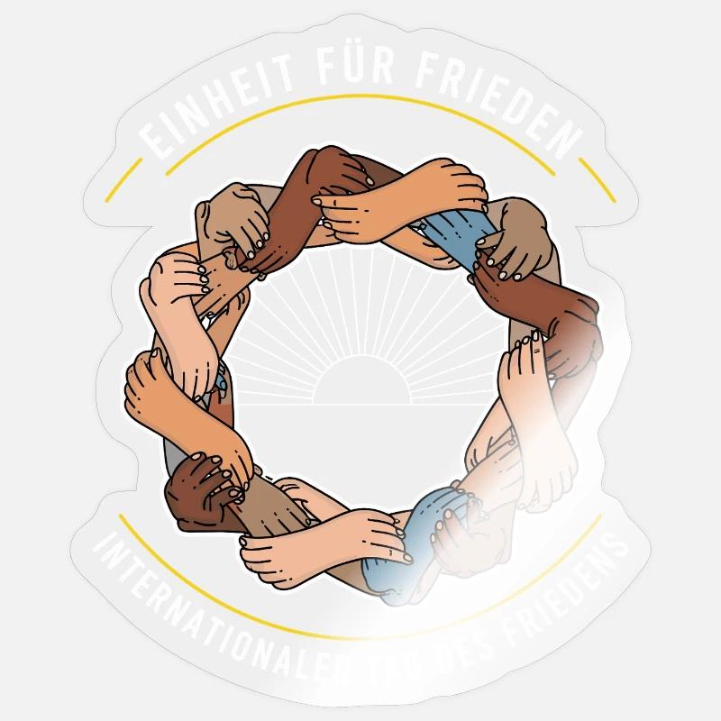 Unity for Peace Sticker size S (10 x 10 cm)
