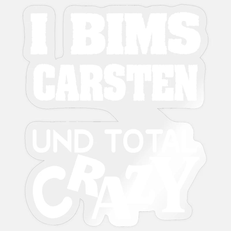 First name Carsten Sticker size S (10 x 10 cm)