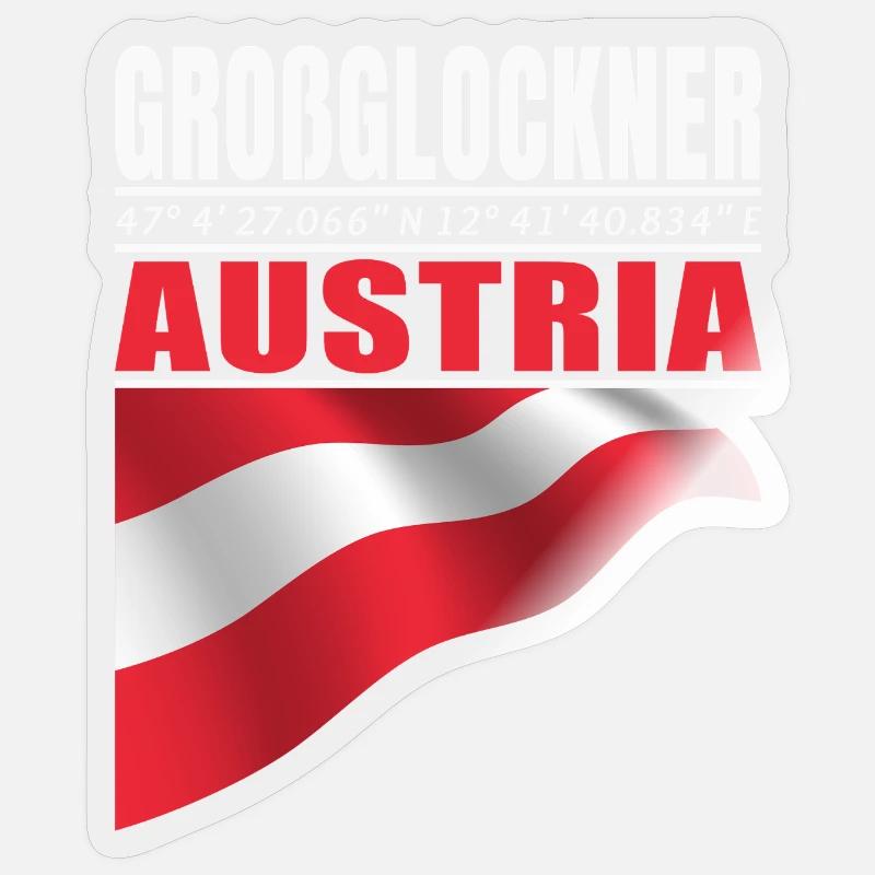 Großglockner Sticker Größe S (10 x 10 cm)