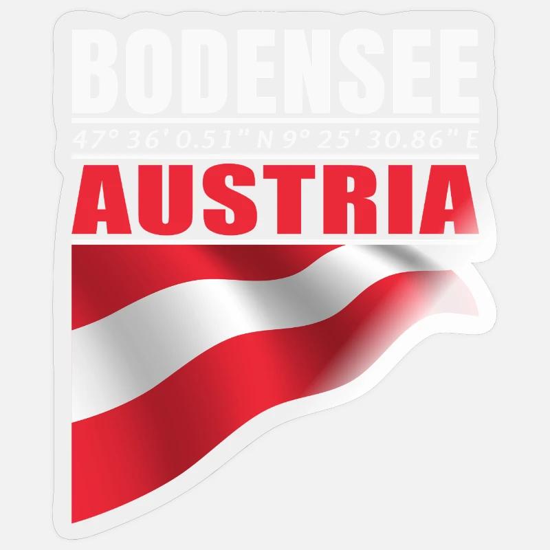 Bodensee Sticker Größe S (10 x 10 cm)