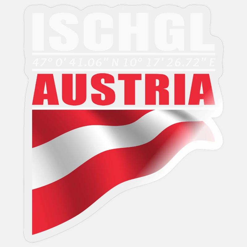 Ischgl Sticker size S (10 x 10 cm)
