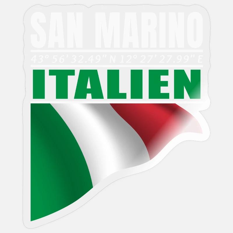 Saint-Marin Sticker taille S (10 x 10 cm)