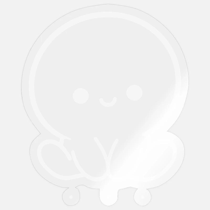 Chibi Ocean Buddy Sticker taille S (10 x 10 cm)