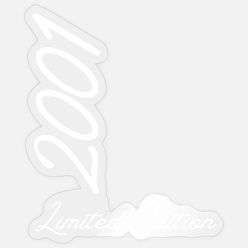 Année 2001 édition limitée - Sticker taille S (10 x 10 cm) - brillant transparent