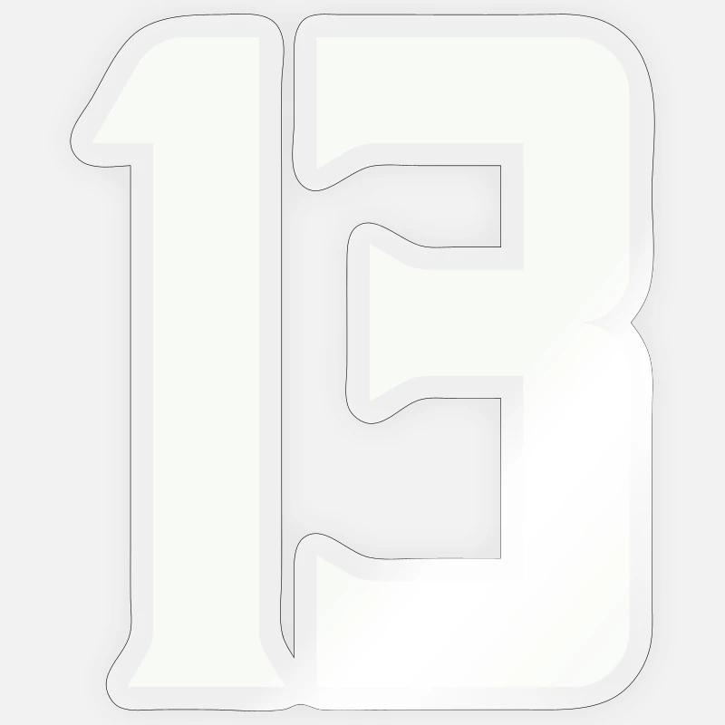 13 - Sticker size S (10 x 10 cm) - transparent glossy