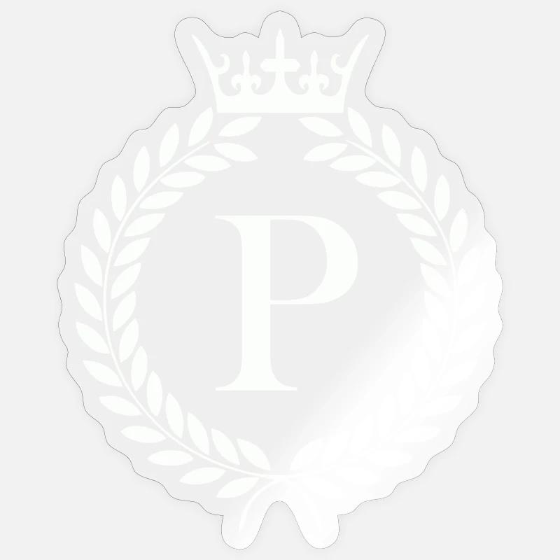 P_wappen - Sticker size S (10 x 10 cm) - transparent glossy