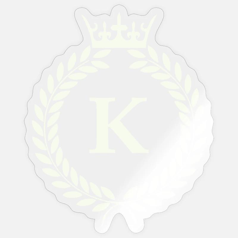 K_wappen- - Sticker taille S (10 x 10 cm) - brillant transparent