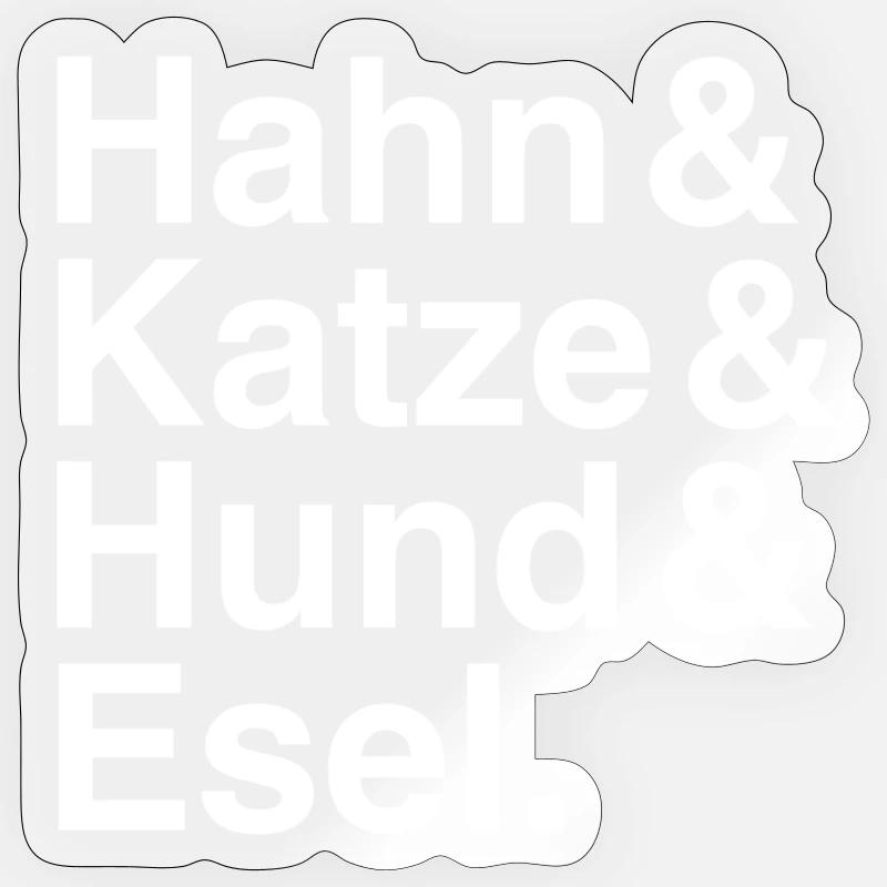 Sticker Größe S (10 x 10 cm) -