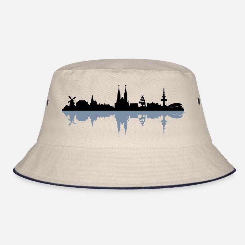 Skyline Bremen Schatten Bucket Hat