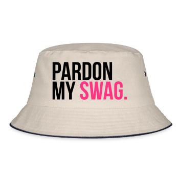 pardon my swag - Bob - blanc cassé/bleu marine - Devant