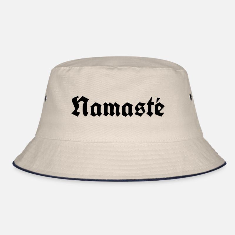 Namasté - Bucket Hat - Natur/Navy