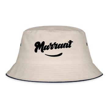 Funny - funny - Bucket Hat - ecru/navy - Front