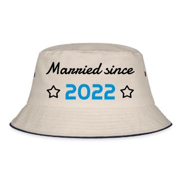 2022 - Birthday Wedding - Marriage - Love - Wife - Bob - blanc cassé/bleu marine - Devant