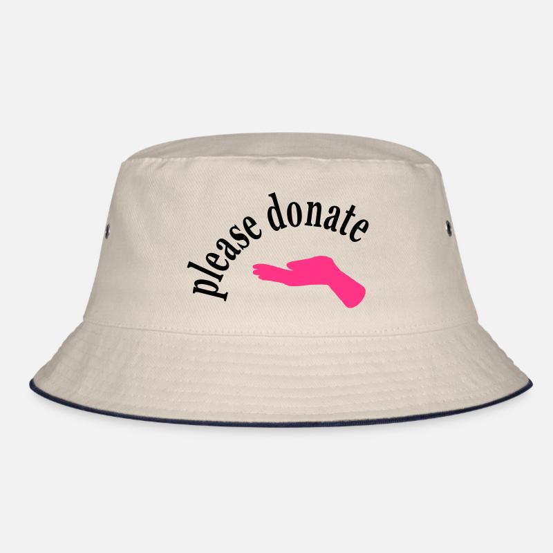 geld spenden Bucket Hat