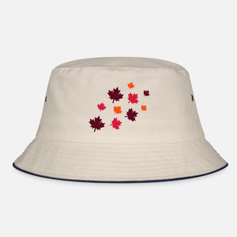 Maple Leaves Bucket Hat