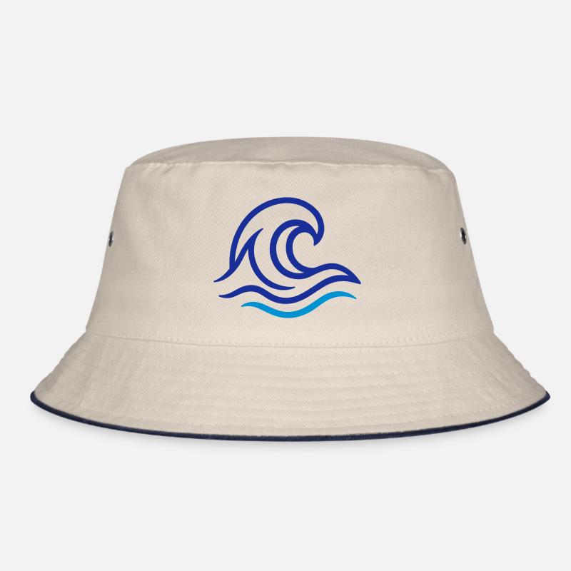 Ozean Welle Bucket Hat