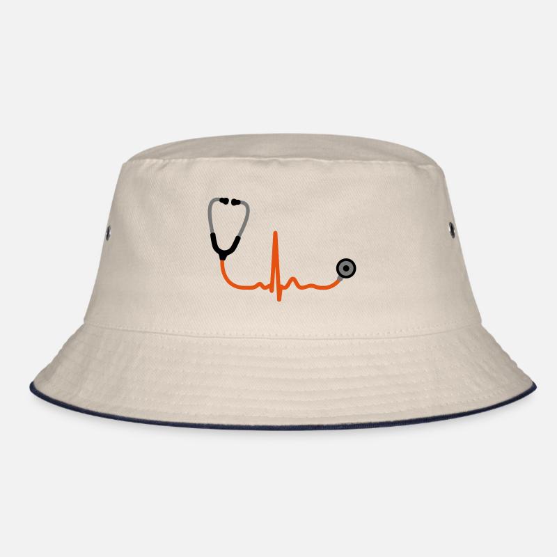 STETHOSKOP DOKTOR KRANKENHAUS Bucket Hat
