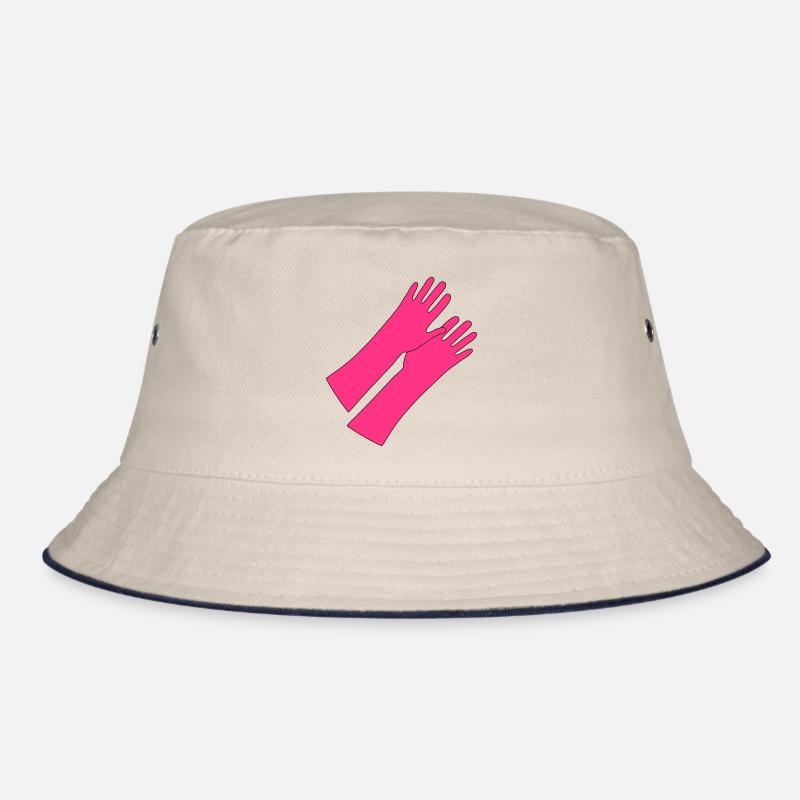 Gummihandschuhe _gg1 - Bucket Hat - Natur/Navy