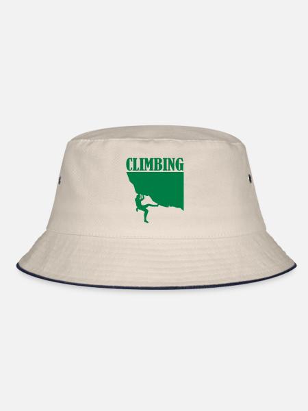 climbing - Bucket Hat - Natur/Navy - Vorne