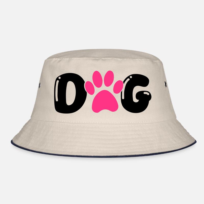dog pfote Bucket Hat