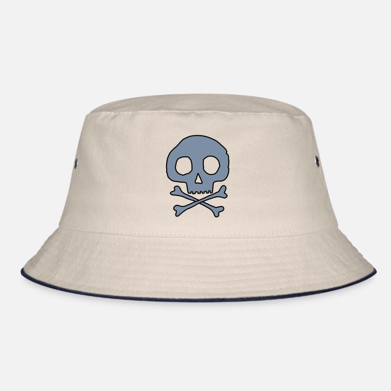 Skull and bones Bucket Hat
