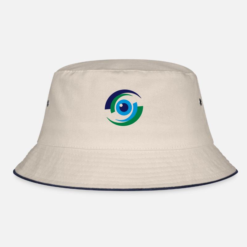 Auge 6a Augenarzt - Bucket Hat - Natur/Navy