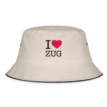 I LOVE ZUG - Bob - blanc cassé/bleu marine - Devant