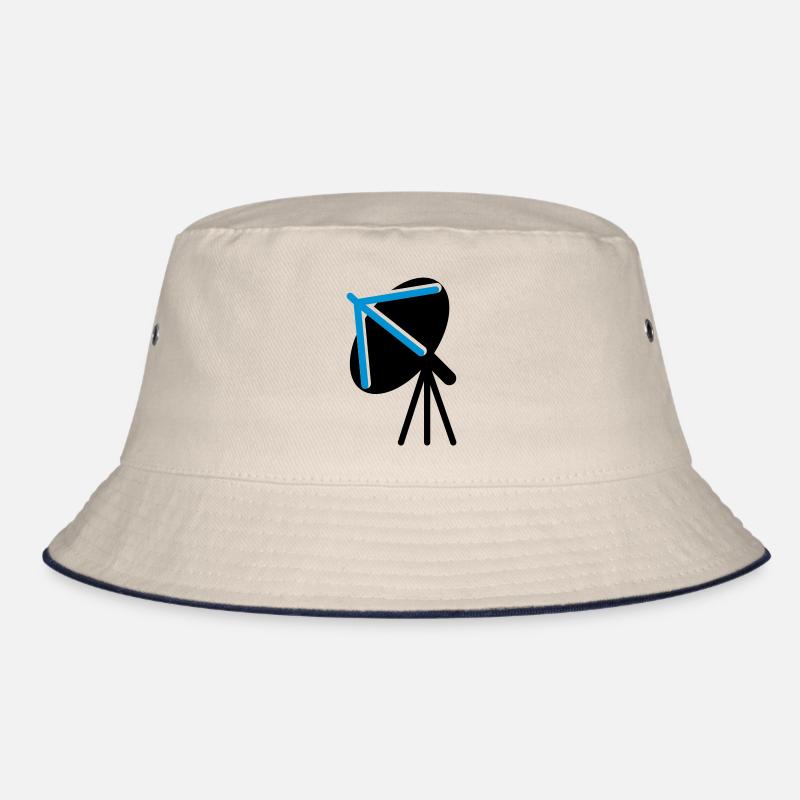 satellite dish facing to the sky Bucket Hat