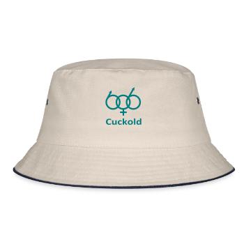 cuckold - Bob - blanc cassé/bleu marine - Devant