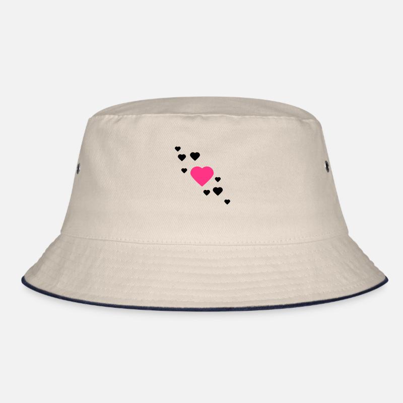 hearts Bucket Hat