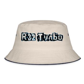 R32 Turbo 2.0 - Bucket Hat - Natur/Navy - Vorne